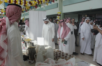  معالي مدير جامعة الأمير سطام بن عبدالعزيز يفتتح مهرجان التسويق والقرية العالمية 2018